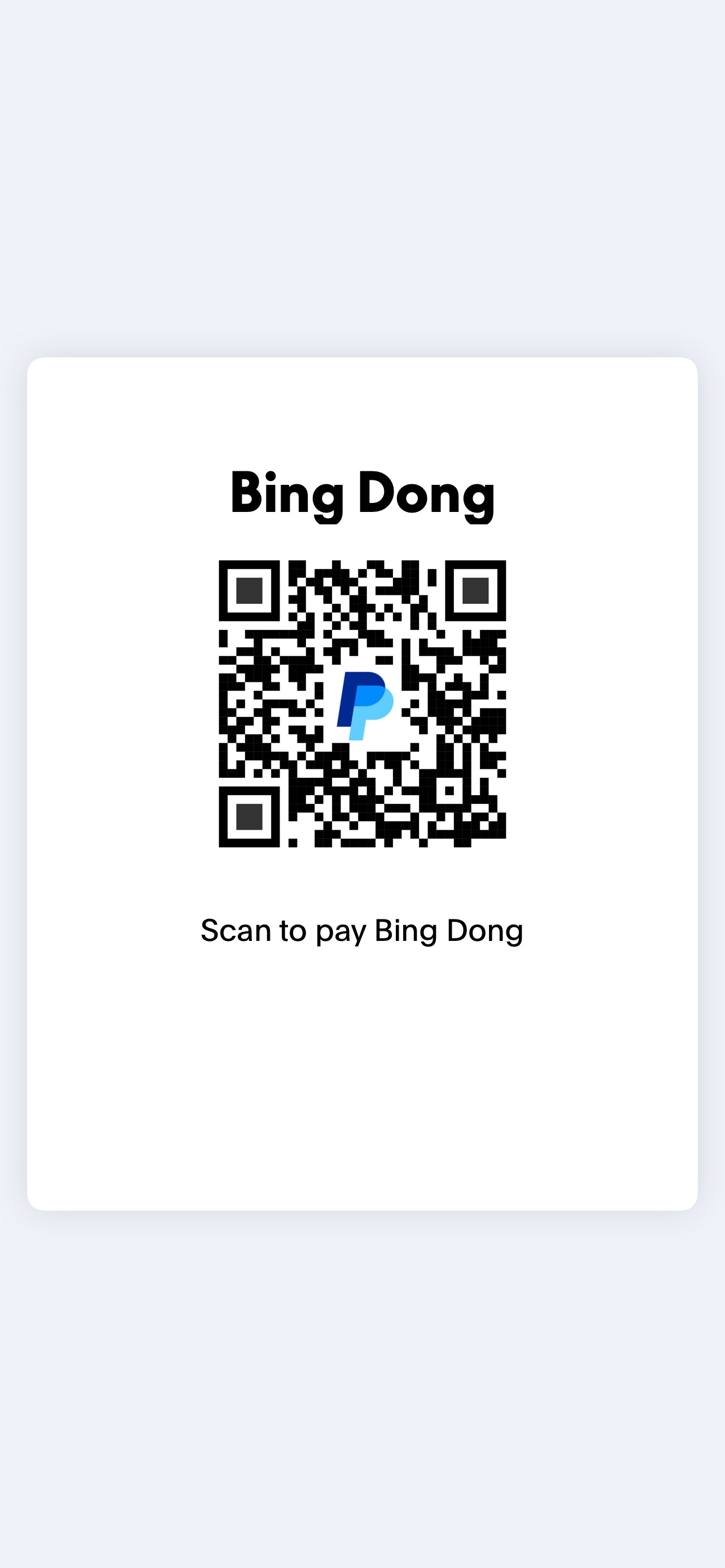 PayPal QR Code
